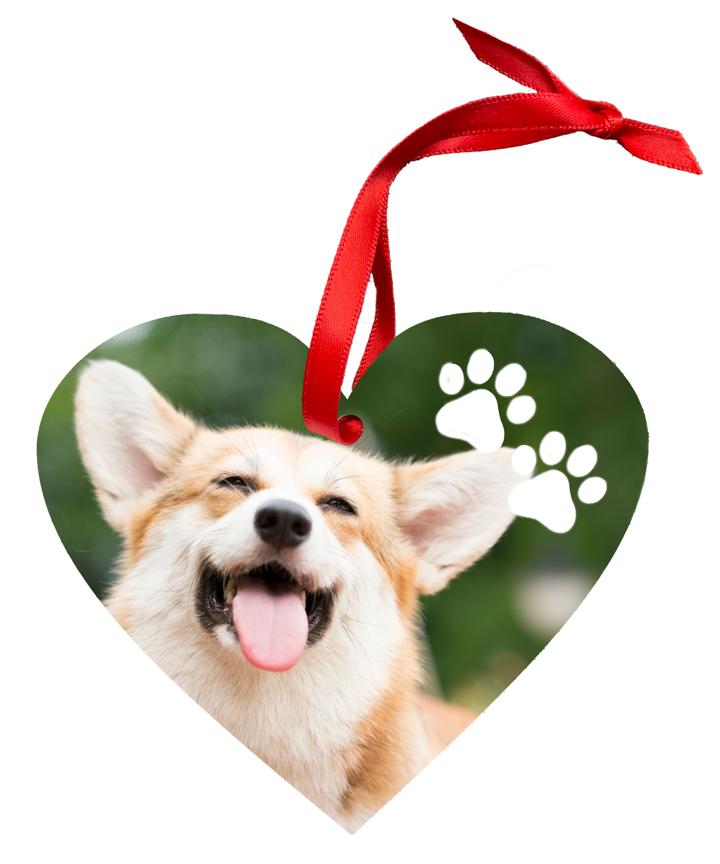 Heart Paw Ornament