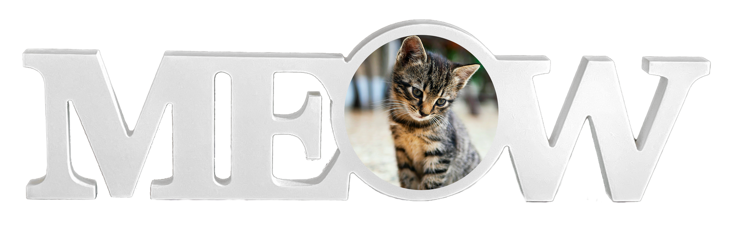 Woof and Meow White photo block