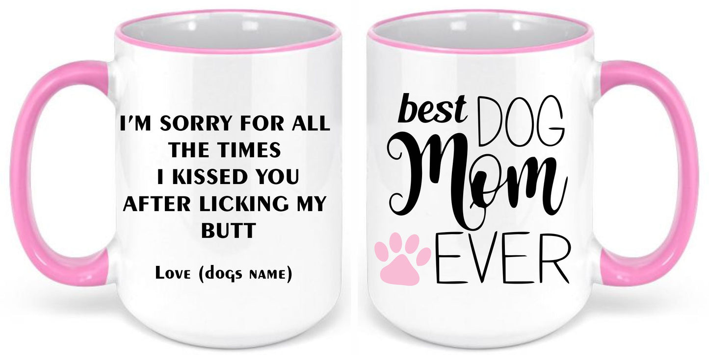Personalized Best Dog Mom Coffee Mug