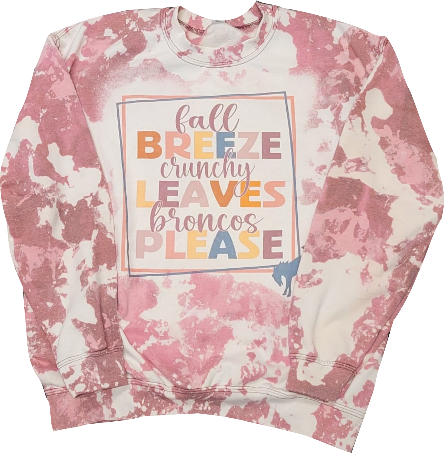 Bronco Fall Leaves Sweatshirt