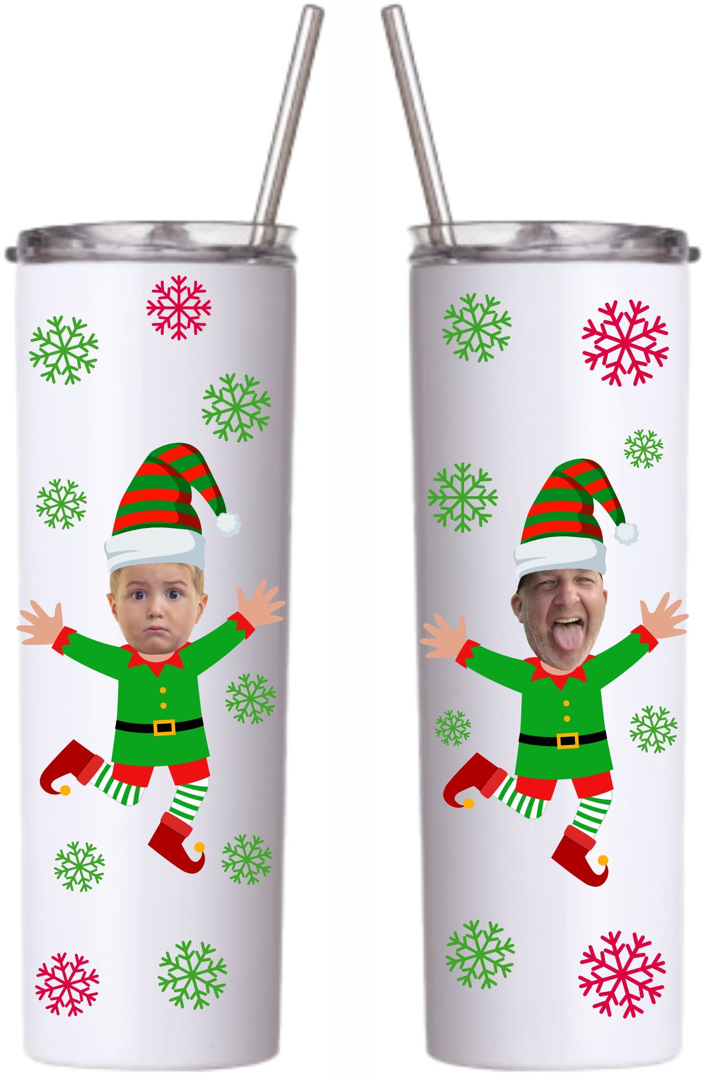 Personalized Elf Yourself Tumbler