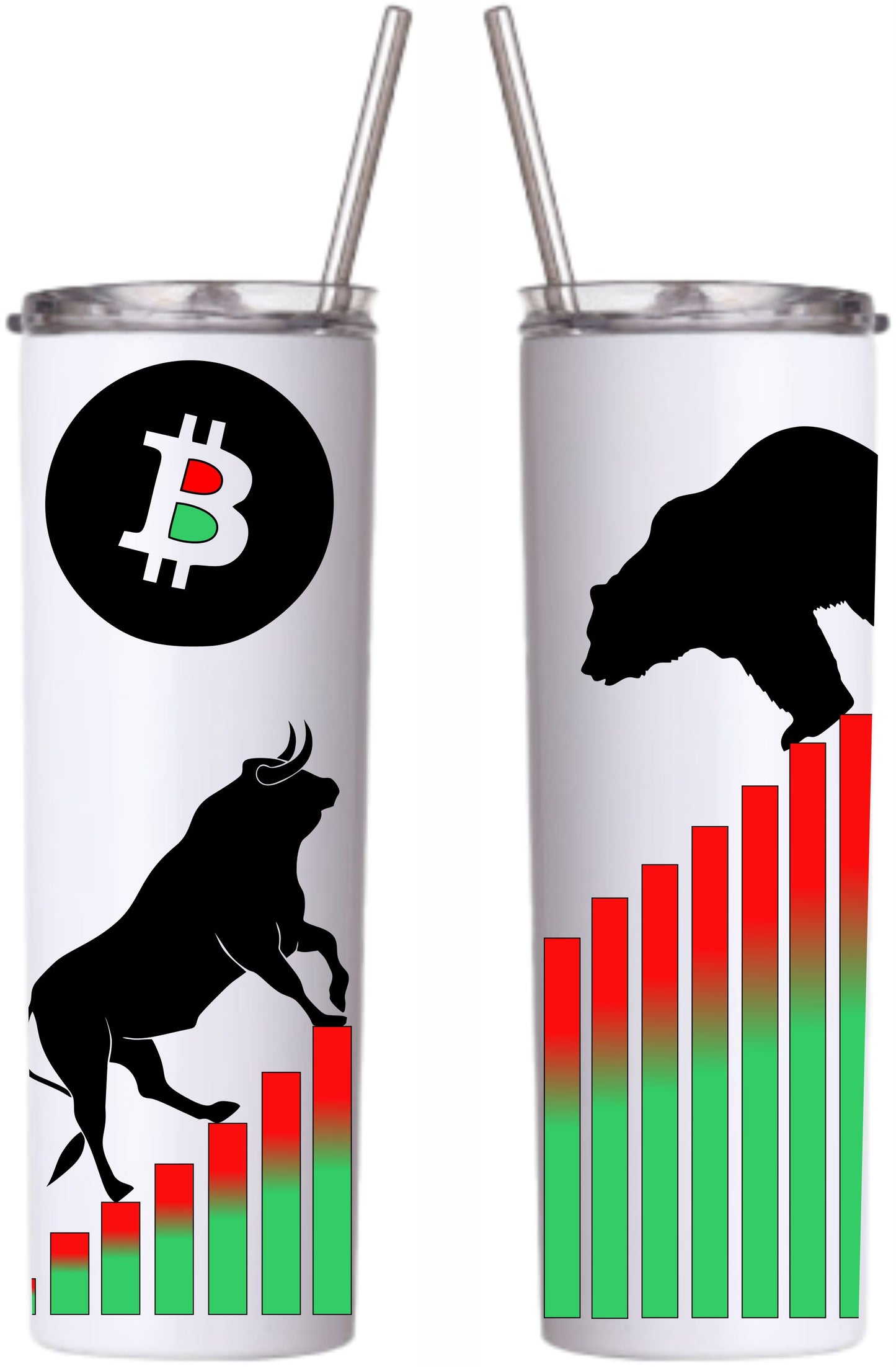 Bull and Bear Tumbler