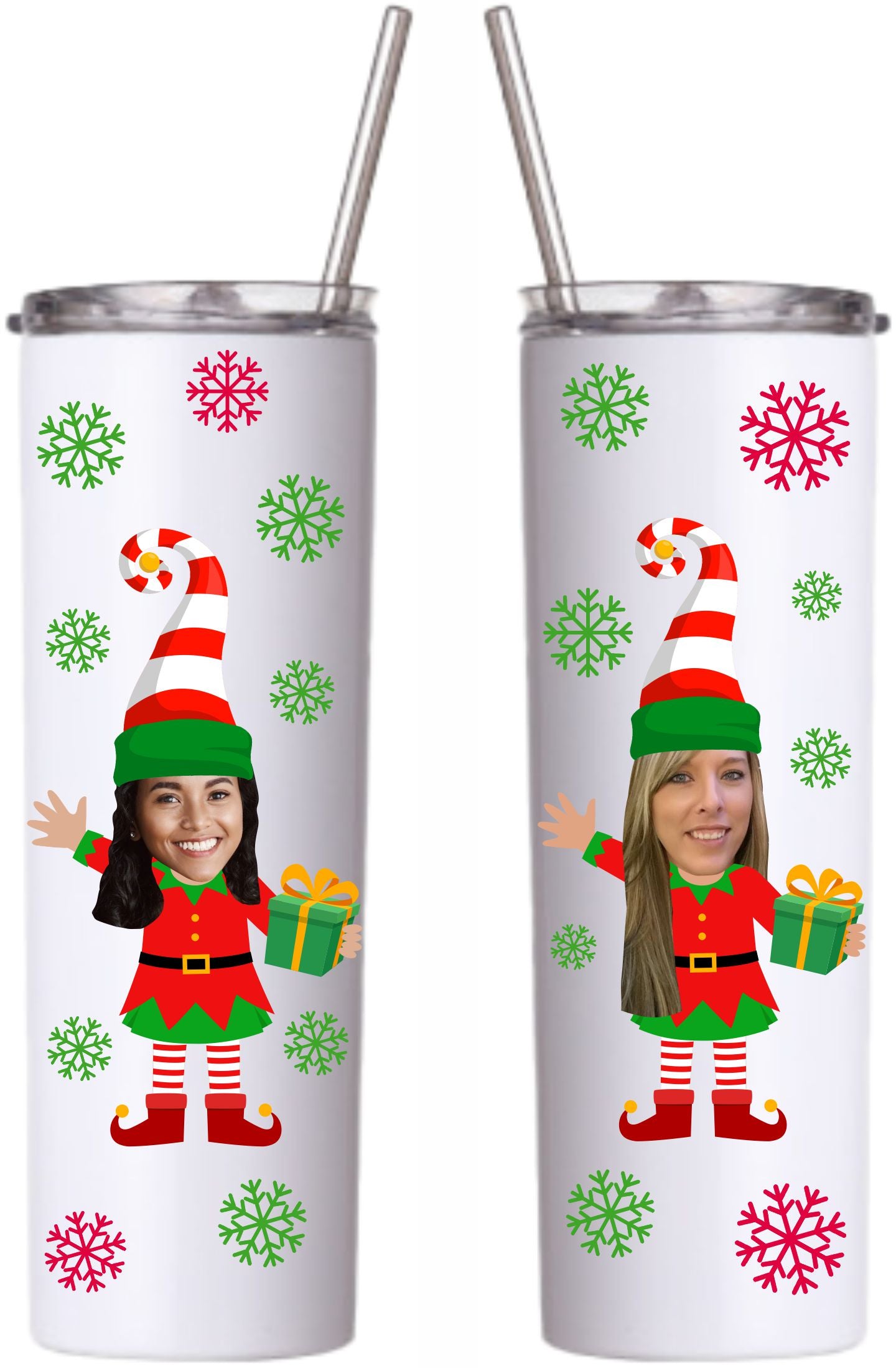 Personalized Elf Yourself Tumbler