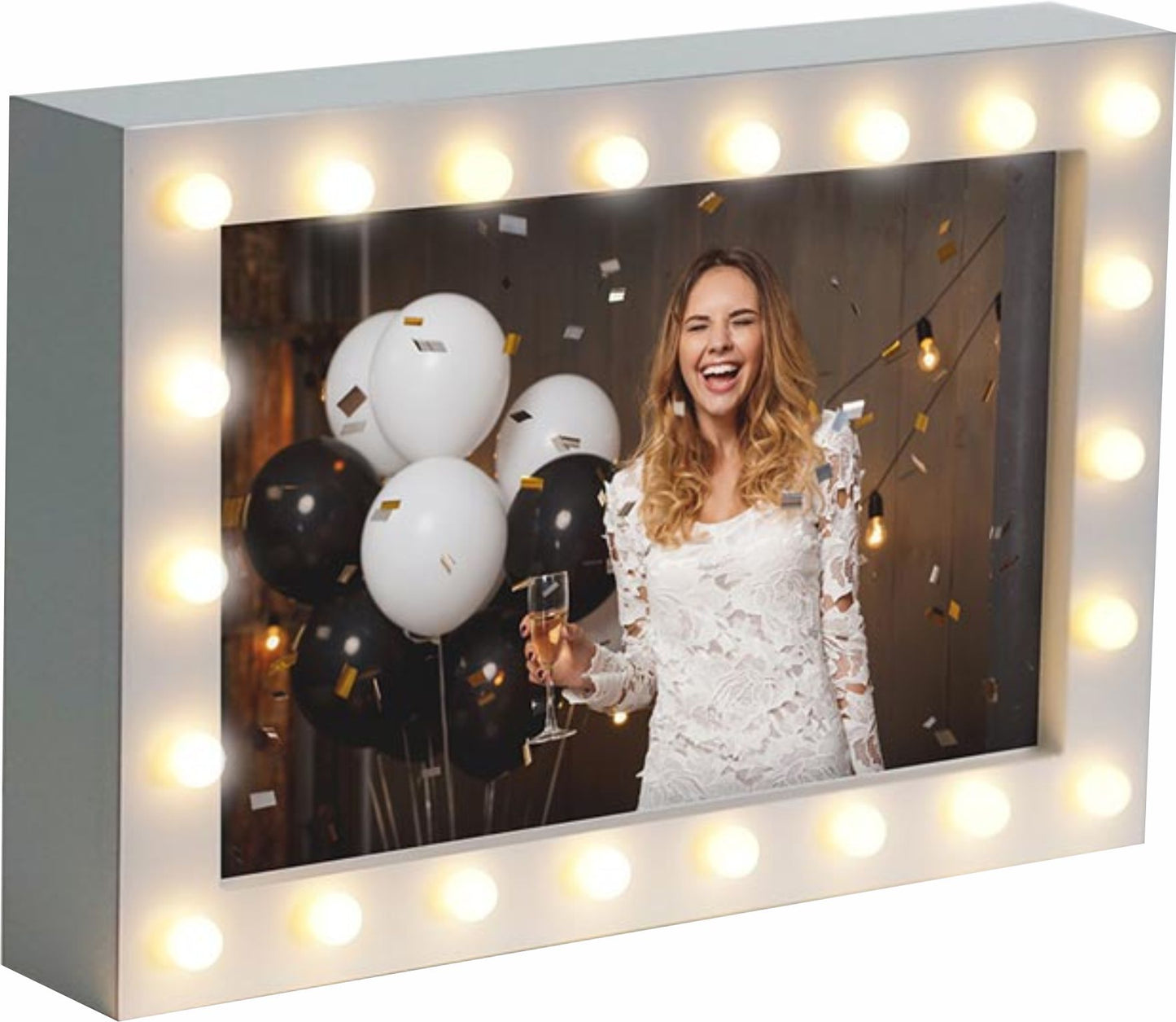 White Light Up Box
