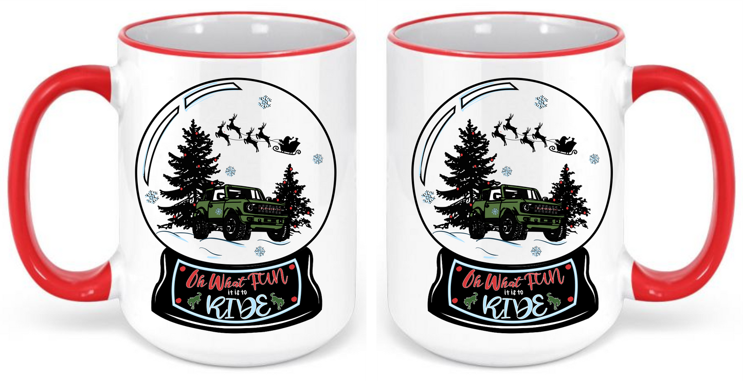 Bronco Snow Globe Drinkware