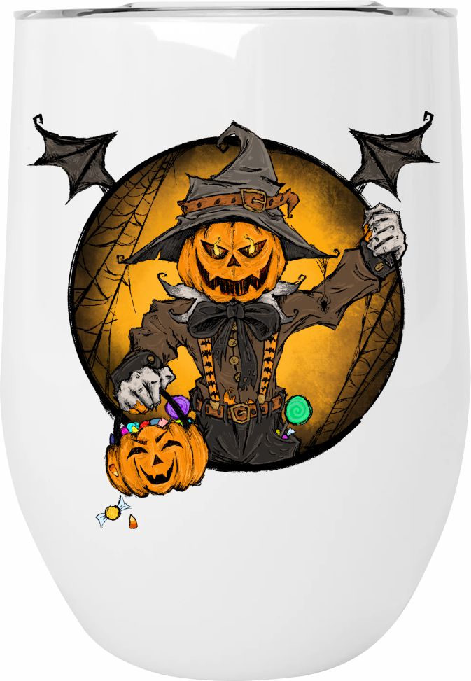 Halloween Pumpkin Man Drinkware