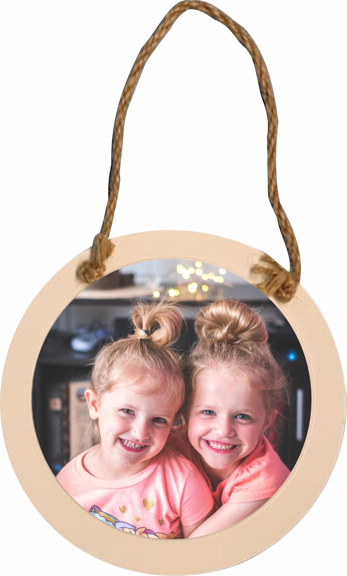 Wood Circle Ornament