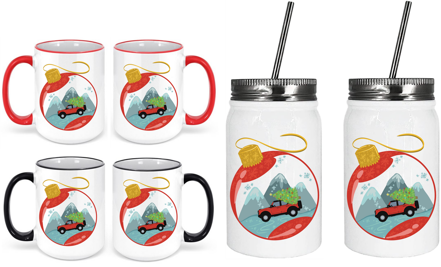 Bronco Ornament Drinkware