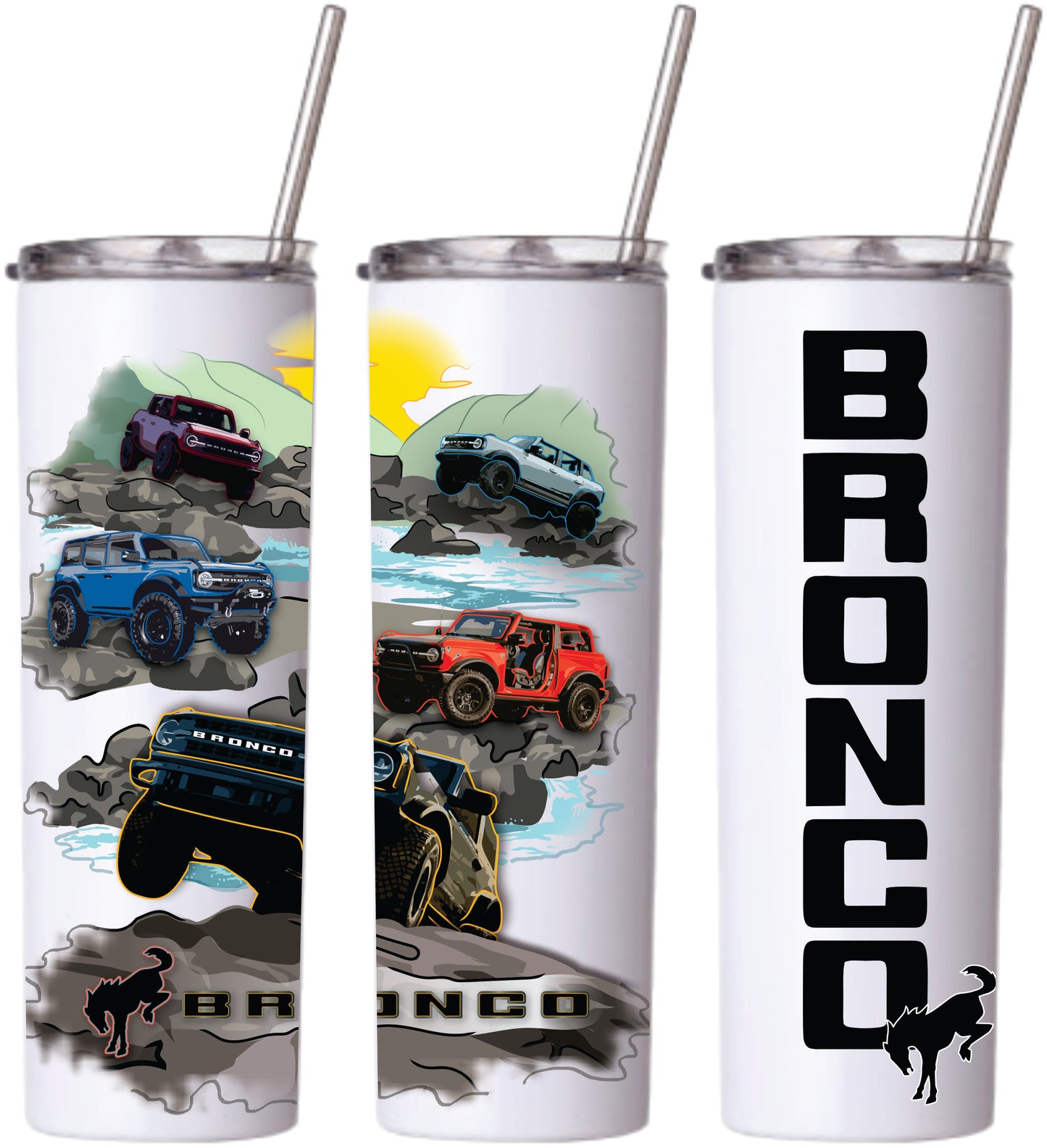 6th Generation Bronco Tumbler