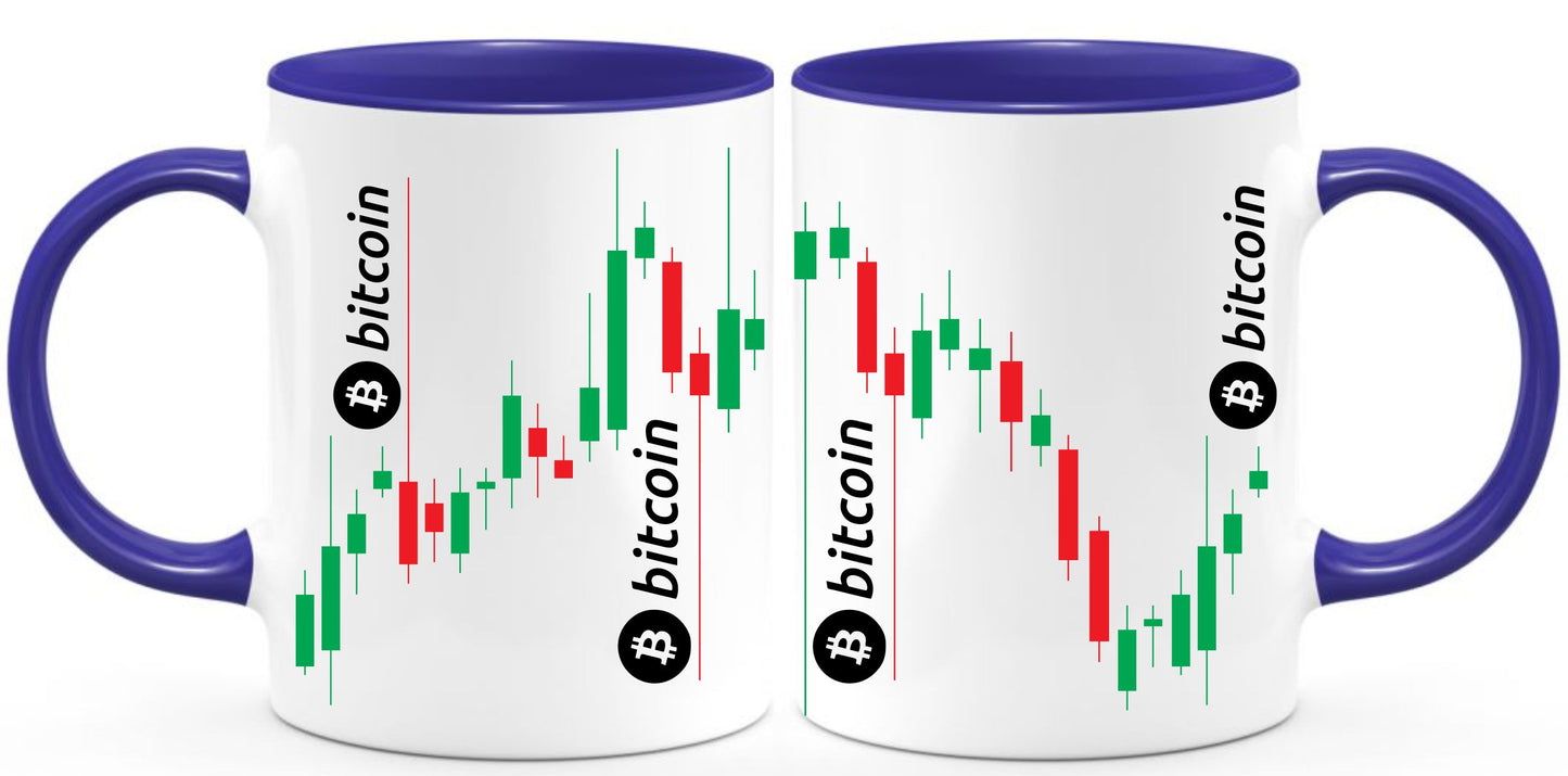 Bitcoin Candle coffee mug