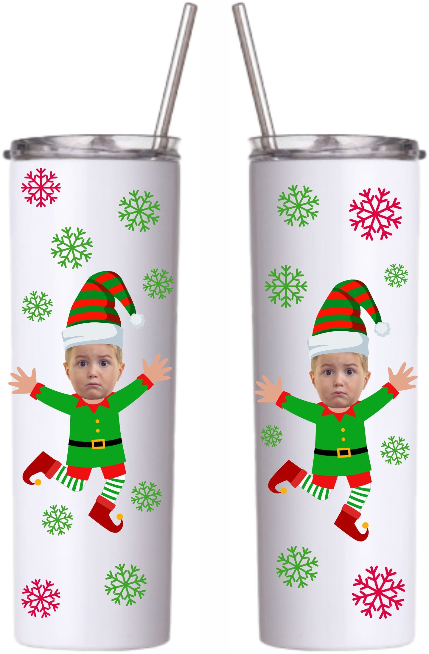 Personalized Elf Yourself Tumbler