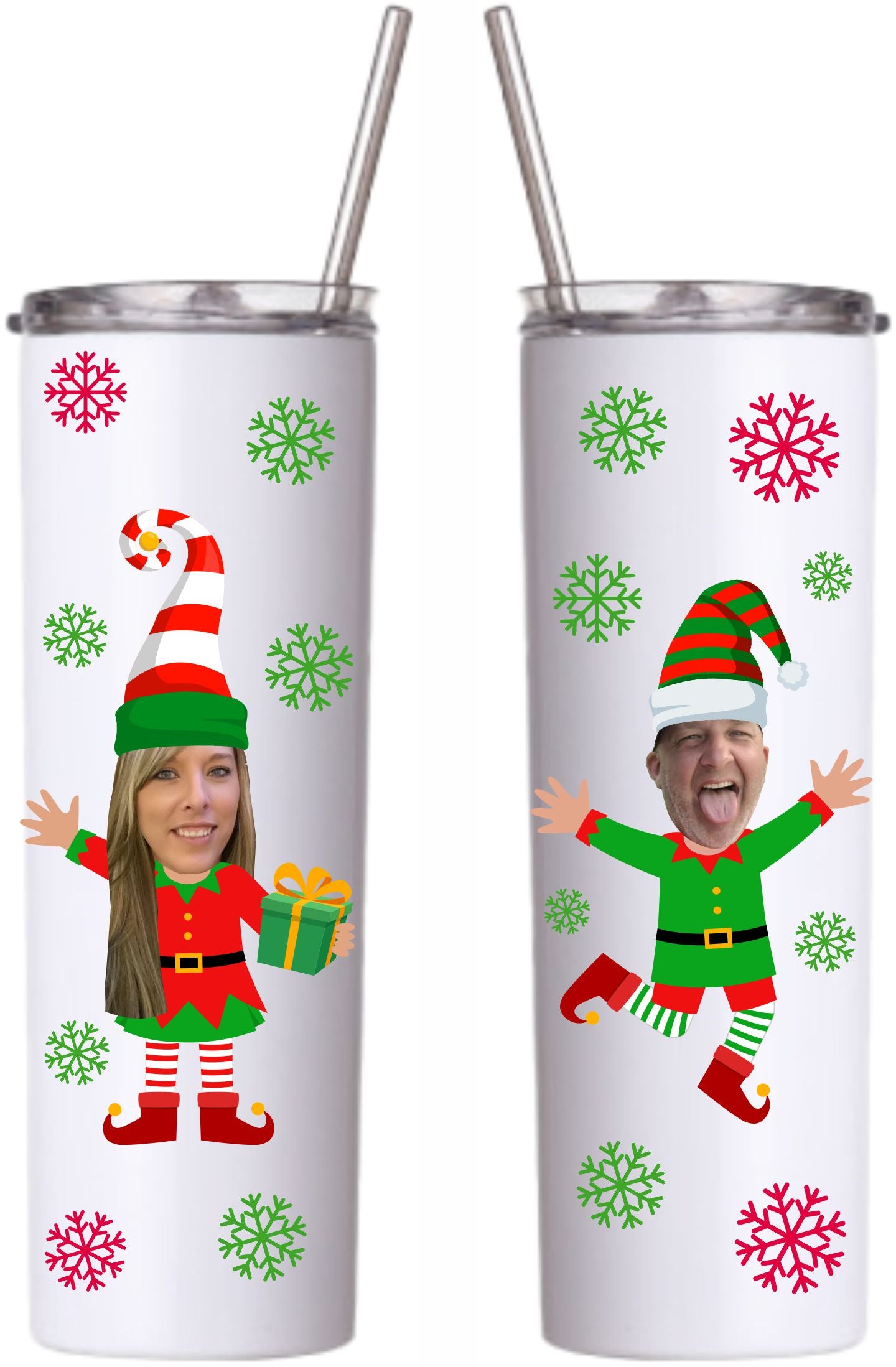 Personalized Elf Yourself Tumbler