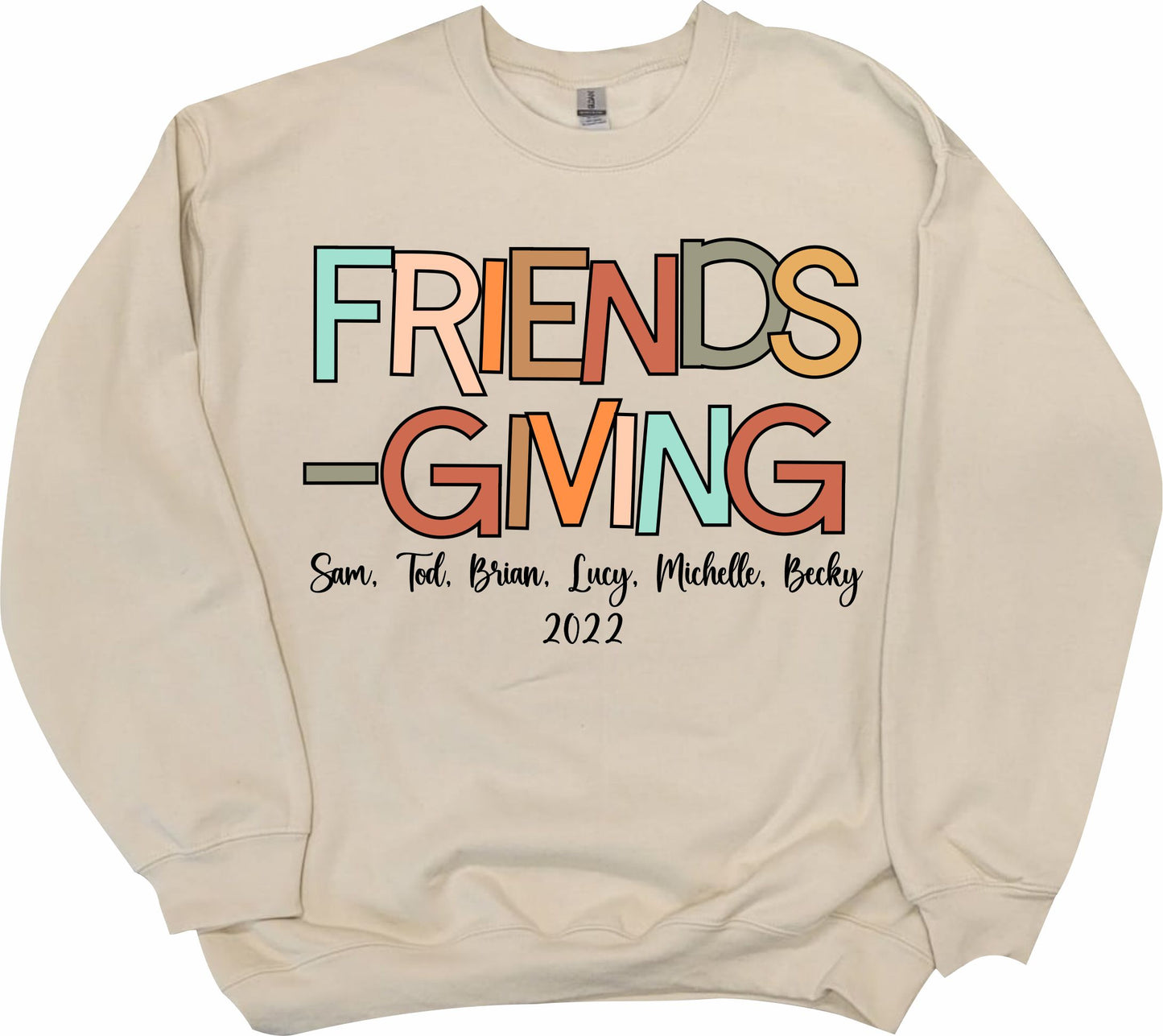Personalized Friends Giving Sweatshirt