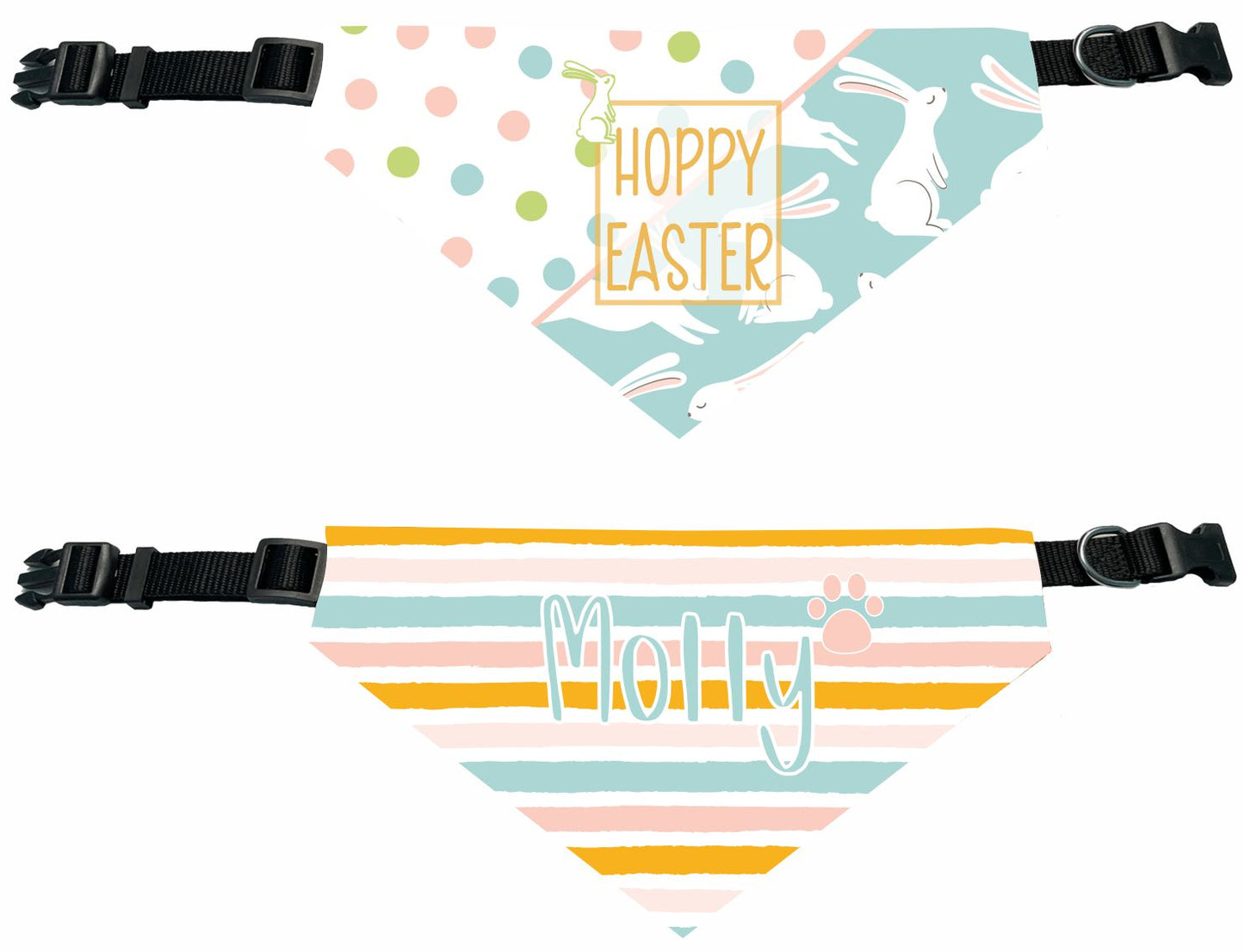 Matching Personalized Hoppy Easter Tumbler and Bandana