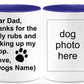 Personalized Thanks Dog Dad for Picking up my Poop coffee mug