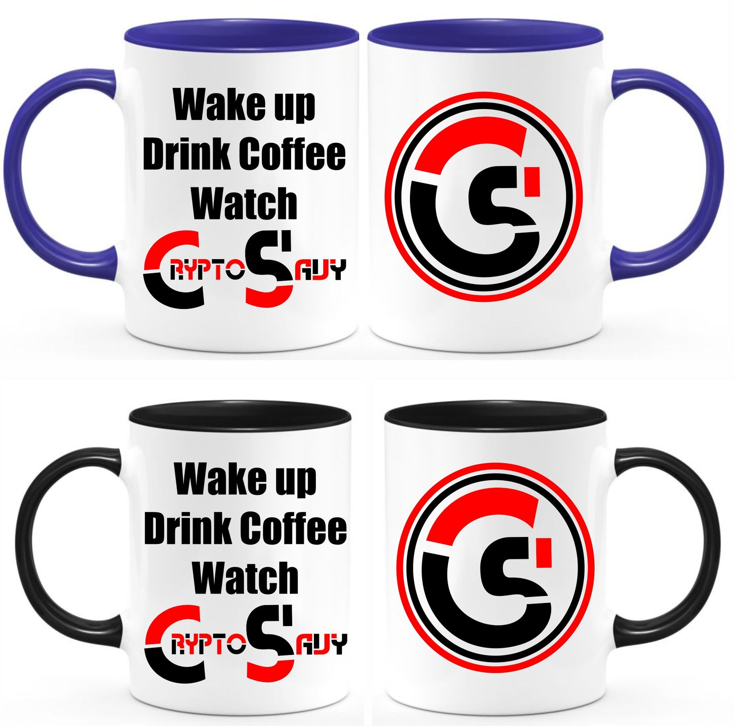 Wake up with Crypto Savy CoffeeMug